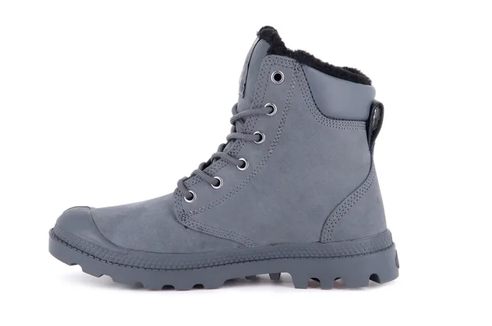 Boots Kids PALLADIUM PAMPA SPORT CUFF WPS Dark Shadow Boots Kids PALLADIUM PAMPA SPORT CUFF WPS Dark Shadow