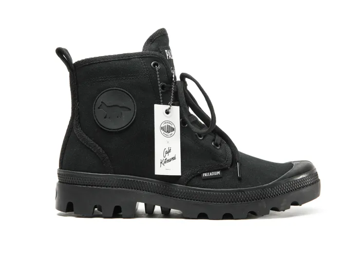 Boots Men PALLADIUM PALLABROUSSE X KITSUNE Blackblack Boots Men PALLADIUM PALLABROUSSE X KITSUNE Blackblack