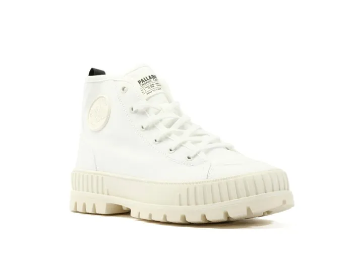 Boots Men PALLADIUM PALLASHOCK ORGANIC 2 Star White Boots Men PALLADIUM PALLASHOCK ORGANIC 2 Star White