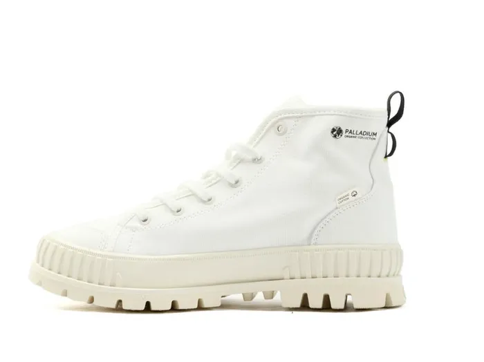 Boots Men PALLADIUM PALLASHOCK ORGANIC 2 Star White Boots Men PALLADIUM PALLASHOCK ORGANIC 2 Star White