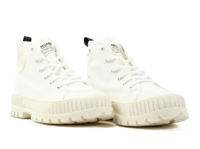 Boots Men PALLADIUM PALLASHOCK ORGANIC 2 Star White Boots Men PALLADIUM PALLASHOCK ORGANIC 2 Star White