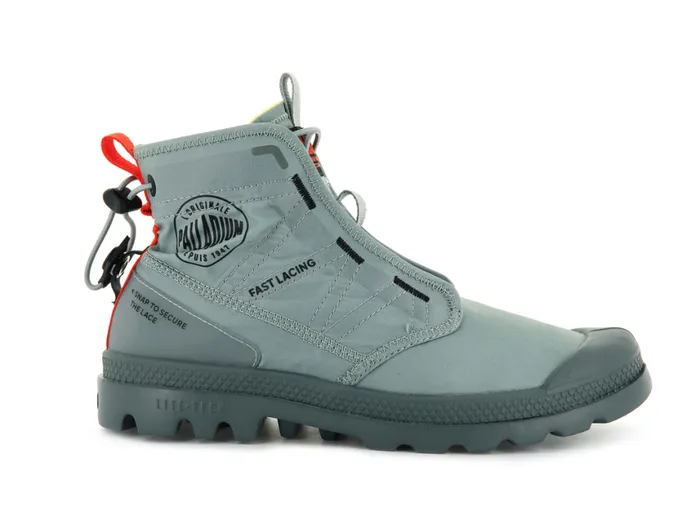 Boots Men PALLADIUM PAMPA TRAVEL LITE Slate Gray