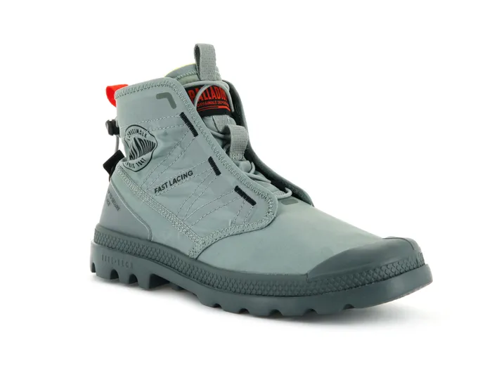 Boots Men PALLADIUM PAMPA TRAVEL LITE Slate Gray Boots Men PALLADIUM PAMPA TRAVEL LITE Slate Gray