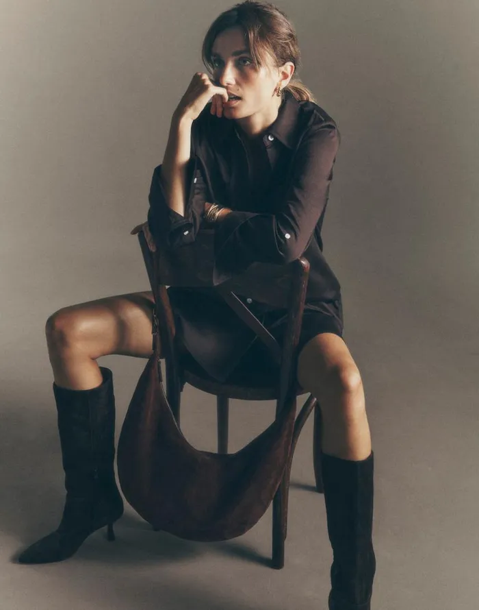 Boots Women Madewell The Justine Knee Boot Dark Carob