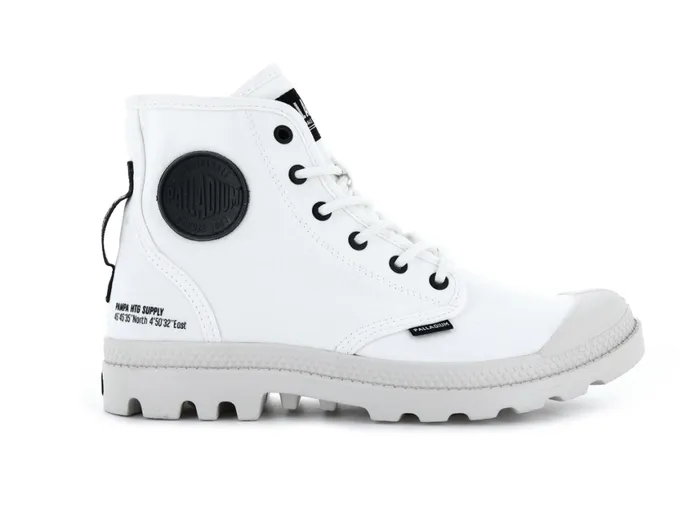 Boots Women PALLADIUM PAMPA HI HTG SUPPLY Star White