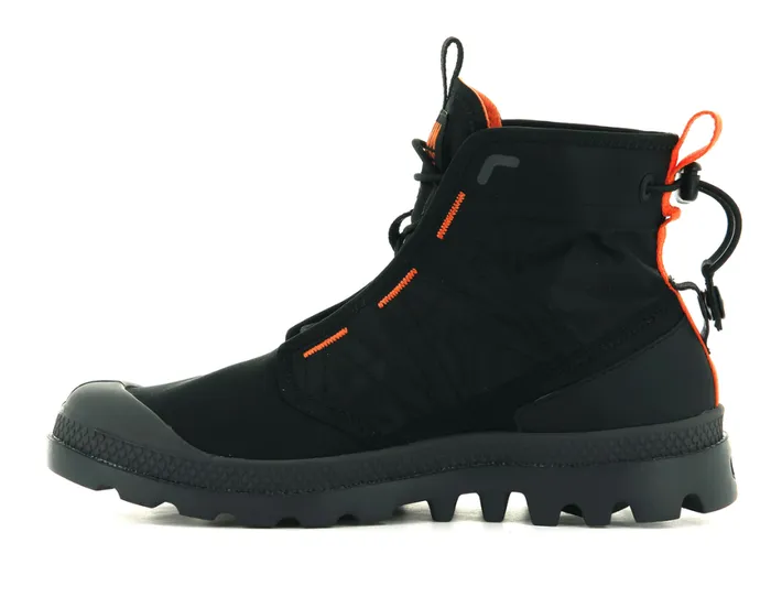 Boots Women PALLADIUM PAMPA TRAVEL LITE Blackblack Boots Women PALLADIUM PAMPA TRAVEL LITE Blackblack