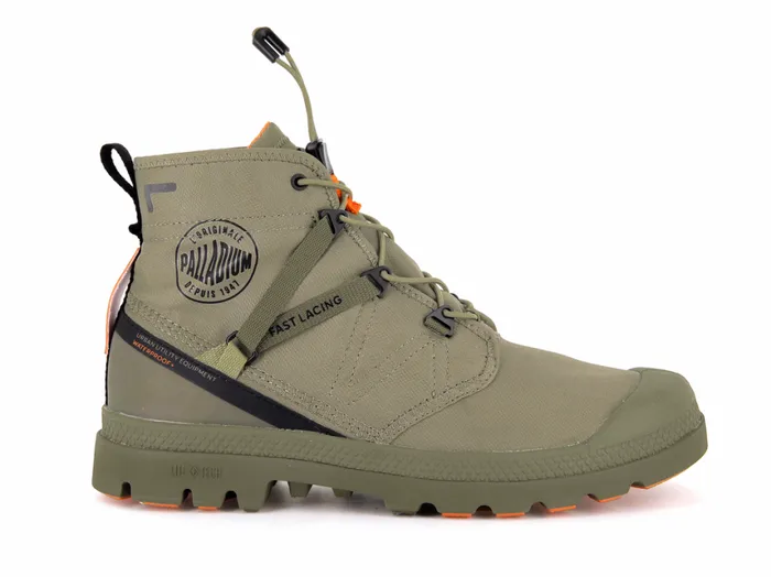 Boots Women PALLADIUM PAMPA TRAVEL LITE WATERPROOF Dune