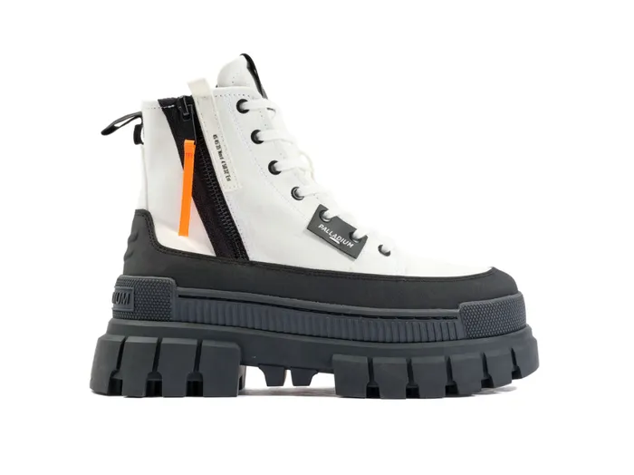 Boots Women PALLADIUM REVOLT BOOT ZIP TX Star White