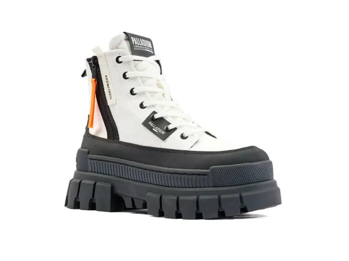 Boots Women PALLADIUM REVOLT BOOT ZIP TX Star White Boots Women PALLADIUM REVOLT BOOT ZIP TX Star White