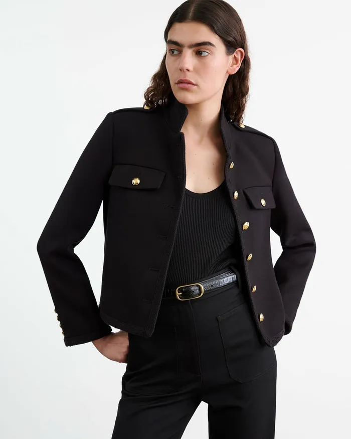 BRIELLA JACKET Black Women Nili Lotan Jackets and Blazers