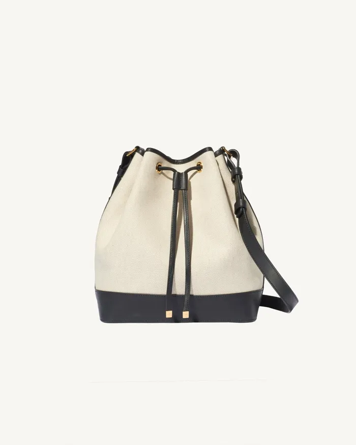 BRIGITTE BUCKET BAG Naturalblackgold Hw Women Nili Lotan Handbags