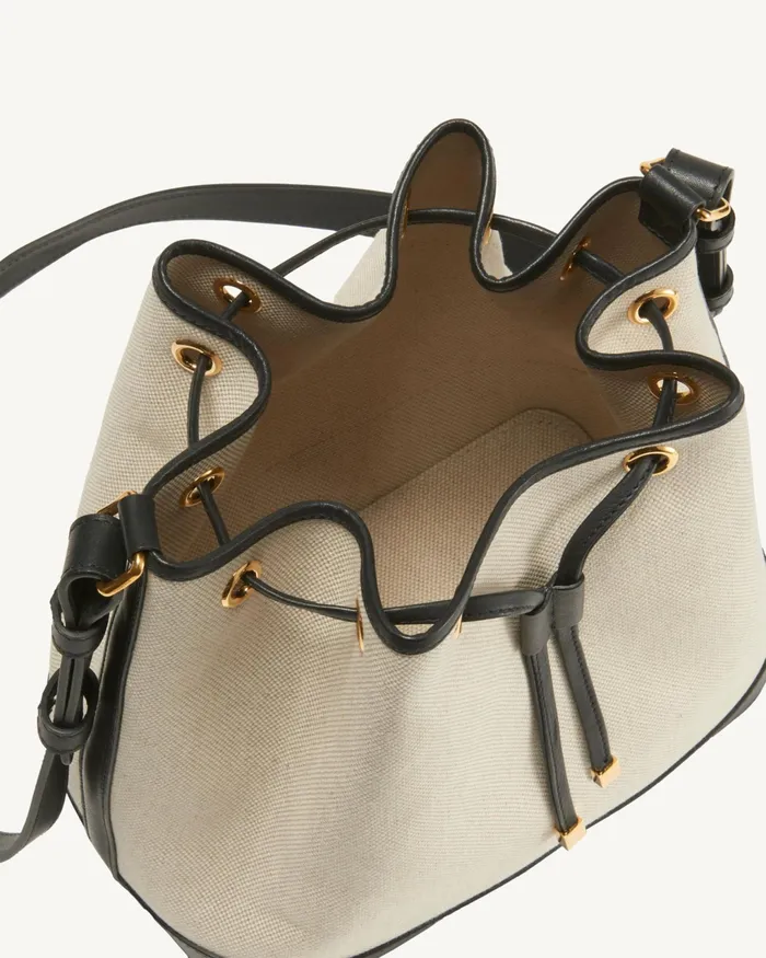 BRIGITTE BUCKET BAG Naturalblackgold Hw Women Nili Lotan Handbags
