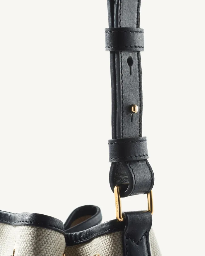 BRIGITTE BUCKET BAG Naturalblackgold Hw Women Nili Lotan Handbags