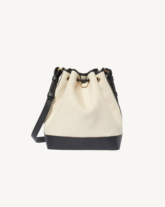 BRIGITTE BUCKET BAG Naturalblackgold Hw Women Nili Lotan Handbags