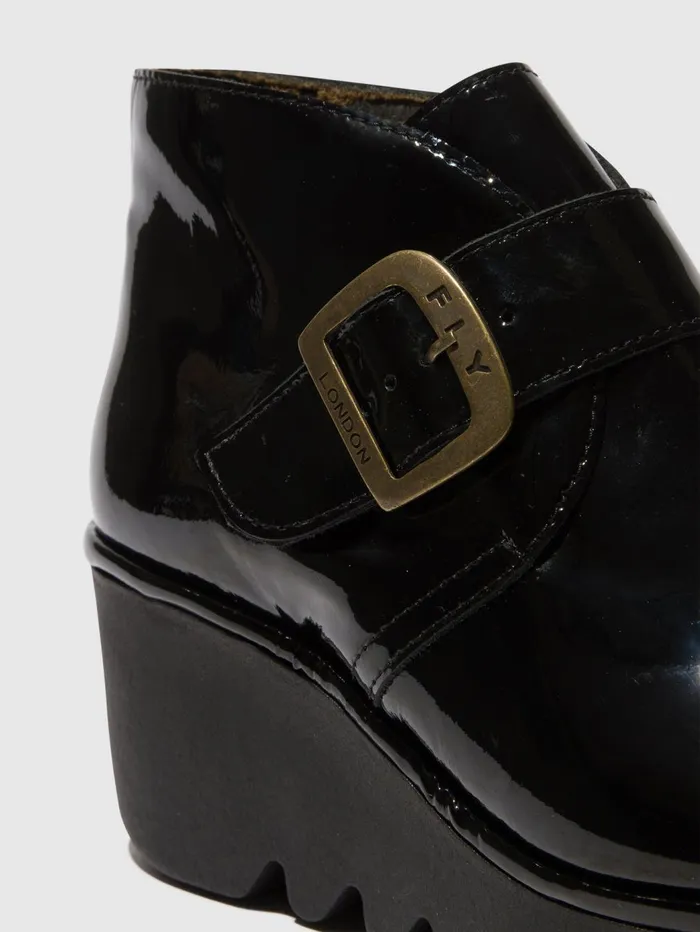 Buckle Ankle Boots BIRT397FLY ATLANTIS BLACK Women Fly London Ankle Boots