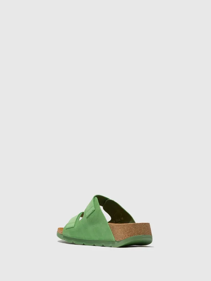 Buckle Sandals CAJA721FLY LIME GREEN Women Fly London Sandals