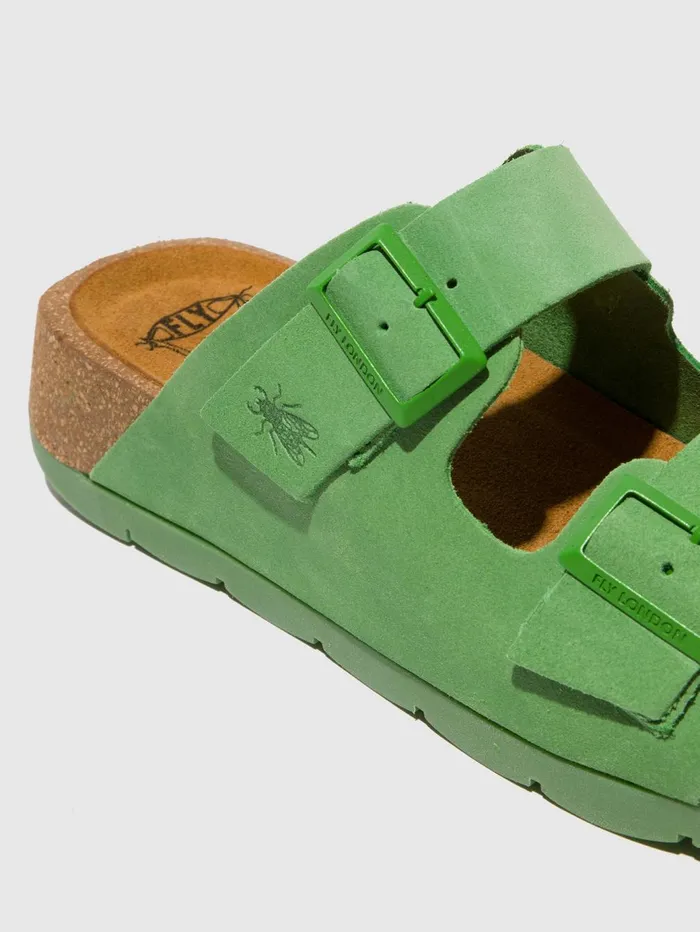 Buckle Sandals CAJA721FLY LIME GREEN Women Fly London Sandals