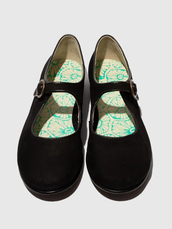 Buckle Shoes GACI220FLY BLACK Women Fly London Shoes