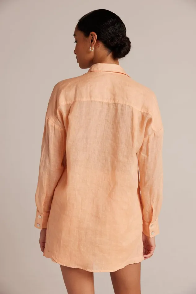 Button Down Women Bella Dahl Boyfriend Button Down 8211 Peach Parker Button Down Women Bella Dahl Boyfriend Button Down 8211 Peach Parker