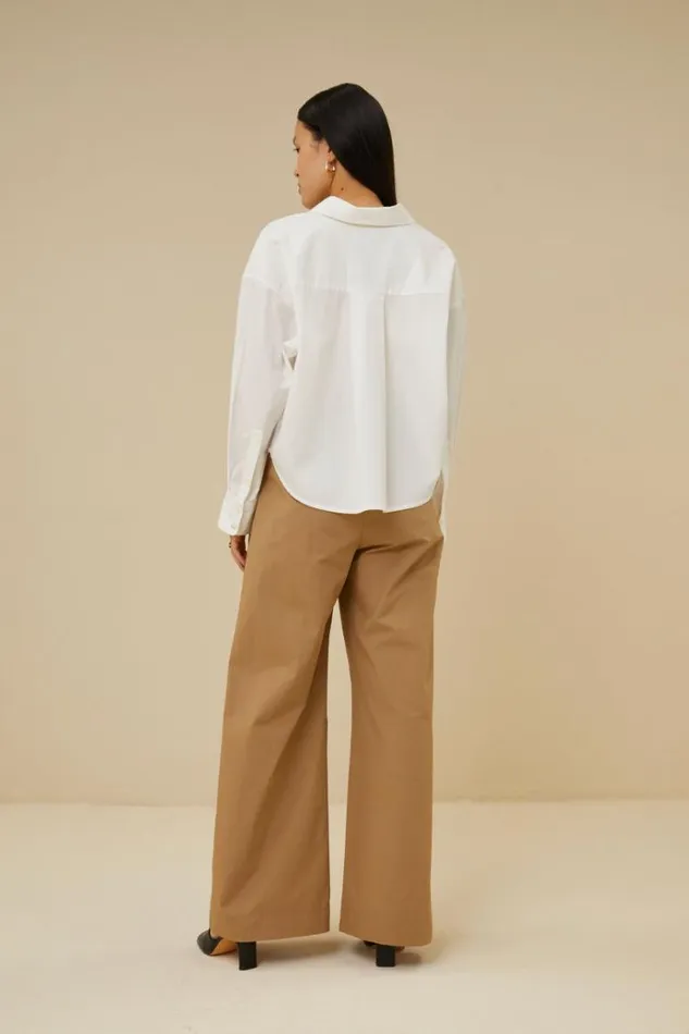 ByBar Blouses Vrouwelijk Florien Blouse White