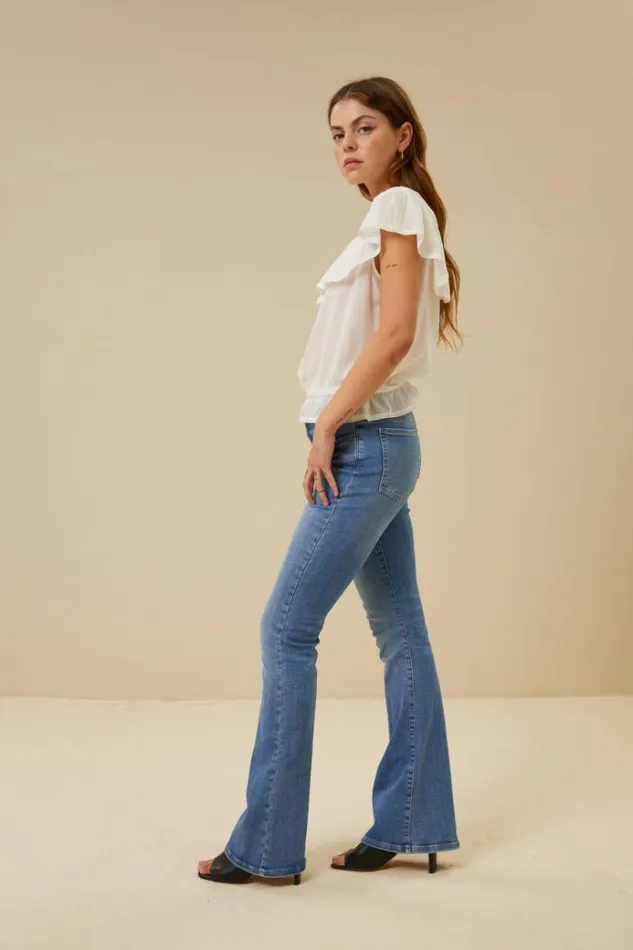 ByBar Blouses Vrouwelijk Jael Blouse Off White