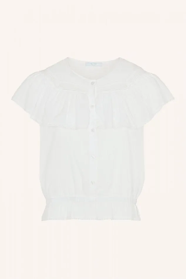 ByBar Blouses Vrouwelijk Jael Blouse Off White