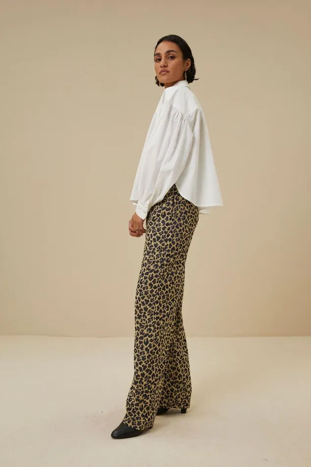 ByBar Blouses Vrouwelijk Sarah Short Blouse White ByBar Blouses Vrouwelijk Sarah Short Blouse White