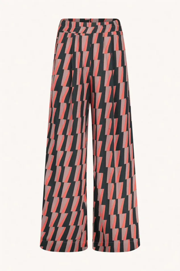 ByBar Broeken Vrouwelijk Benji Thunder Pant Thunder Print ByBar Broeken Vrouwelijk Benji Thunder Pant Thunder Print