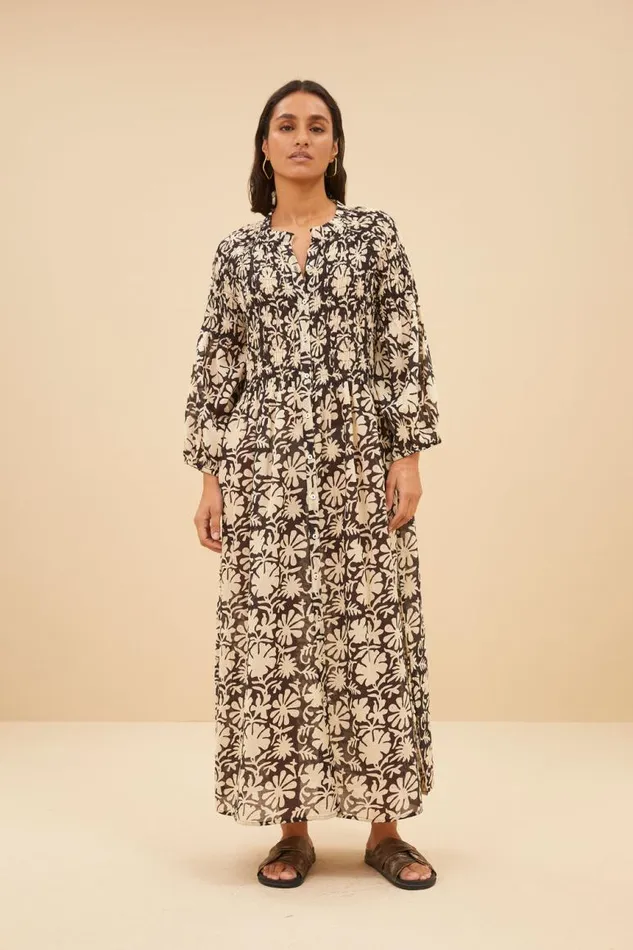 ByBar Jurken Vrouwelijk Loulou Veda Dress Veda Print