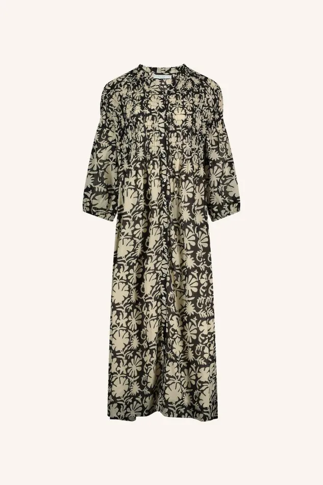 ByBar Jurken Vrouwelijk Loulou Veda Dress Veda Print