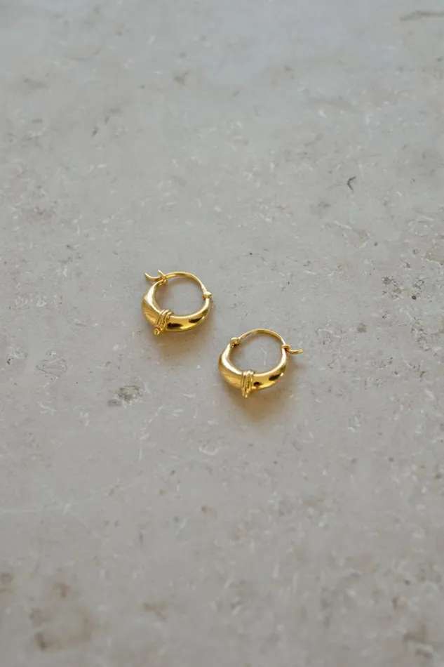 ByBar Sieraden Vrouwelijk Pd Sam Earring M Gold