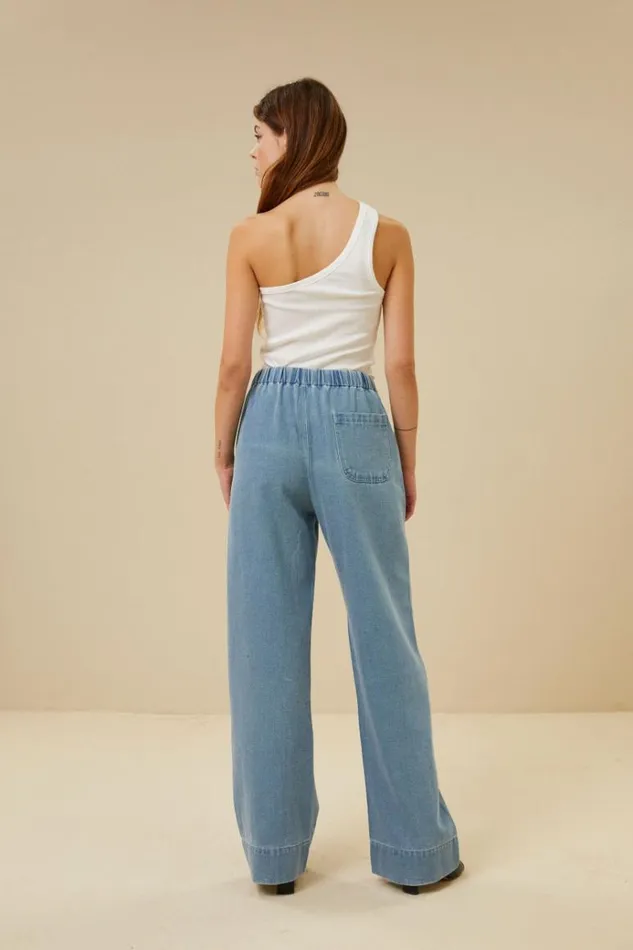ByBar Tops and Shirts Vrouwelijk Charly One Shoulder Top Off White ByBar Tops and Shirts Vrouwelijk Charly One Shoulder Top Off White