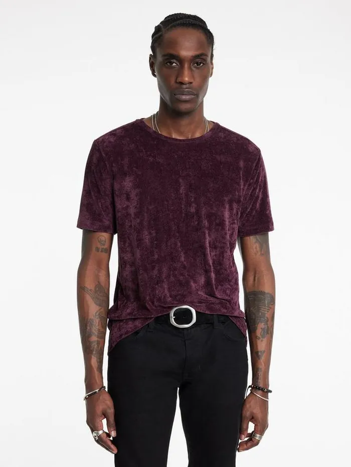 CAMINHA CREW Dark Plum Men John Varvatos TShirts