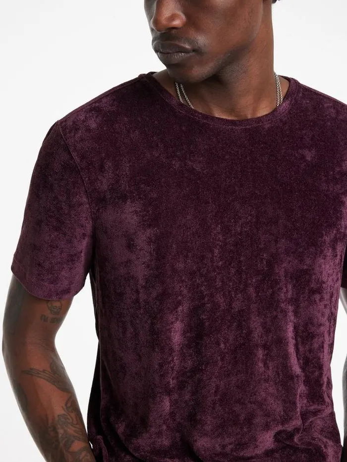 CAMINHA CREW Dark Plum Men John Varvatos TShirts