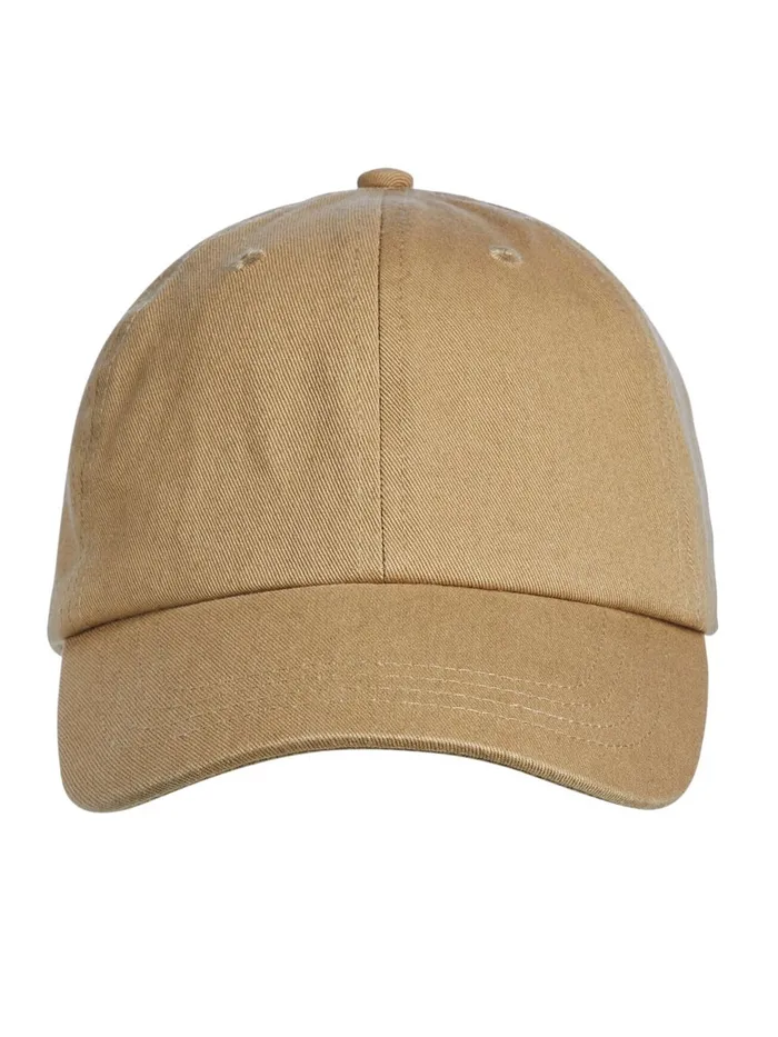 Caps JACK and JONES Mens EMBROIDERED LOGO BASEBALL CAP Brown Prairie Sand Cheap On Sale