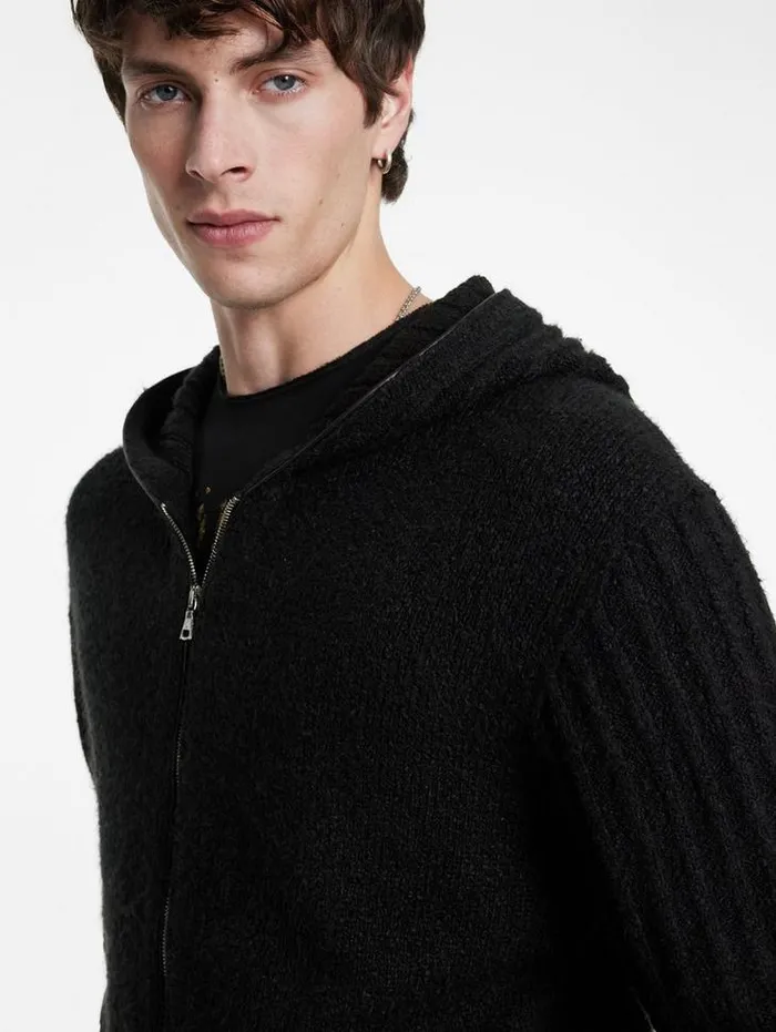 CATHERINE HOODIE Black Men John Varvatos Sweaters