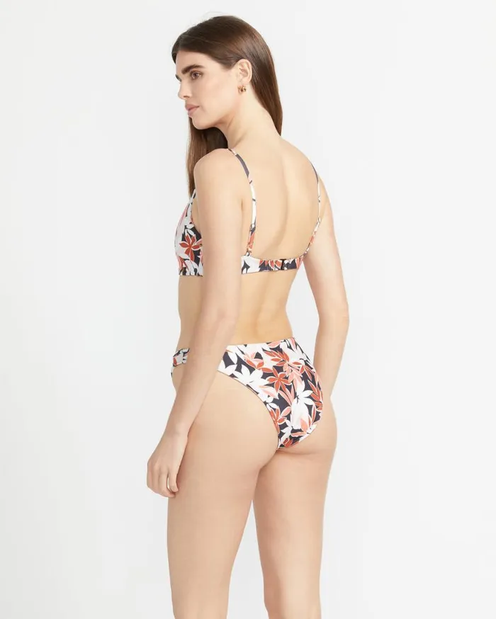 Check Mate Skimpy Bikini Bottom 8211 Electric Coral Womens Volcom Swim