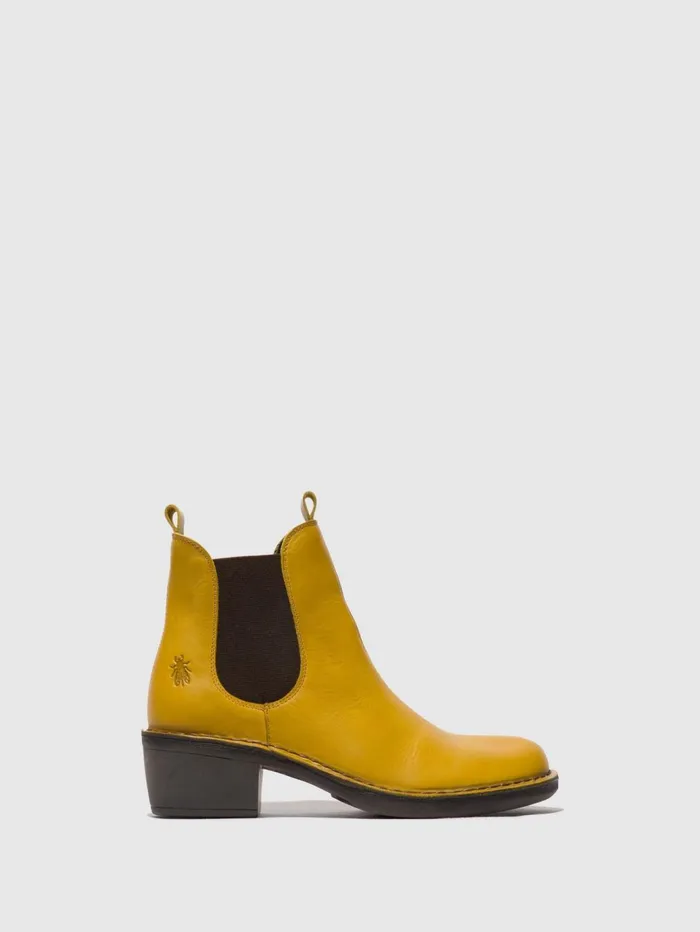 Chelsea Ankle Boots MEME030FLY MUSTARD Women Fly London Ankle Boots
