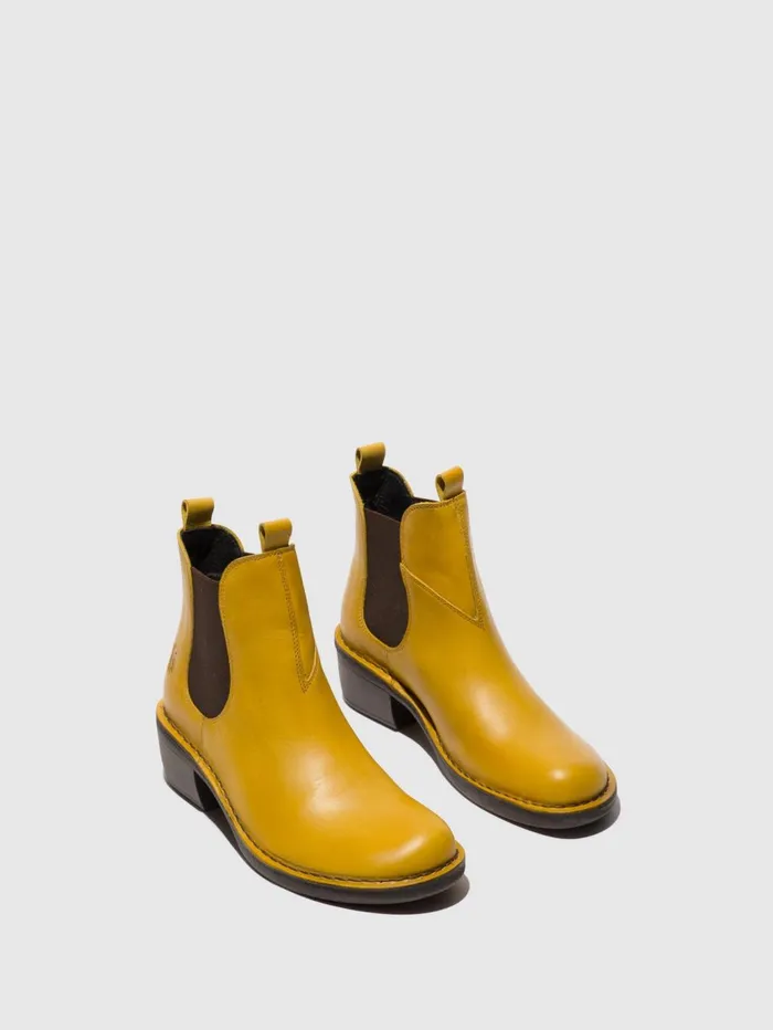 Chelsea Ankle Boots MEME030FLY MUSTARD Women Fly London Ankle Boots