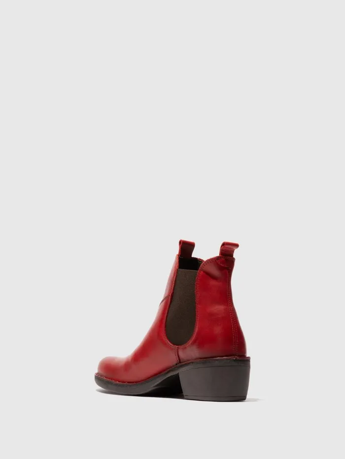 Chelsea Ankle Boots MEME030FLY RED Women Fly London Ankle Boots