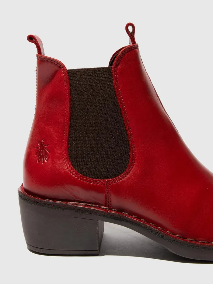 Chelsea Ankle Boots MEME030FLY RED Women Fly London Ankle Boots