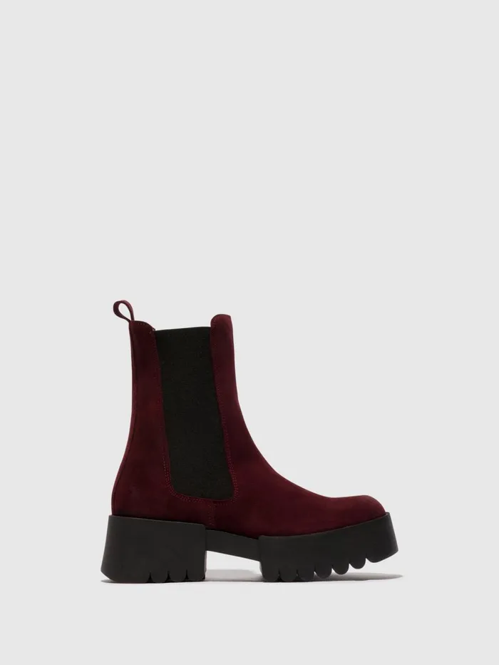 Chelsea Boots EREL007FLY WINE Women Fly London Boots