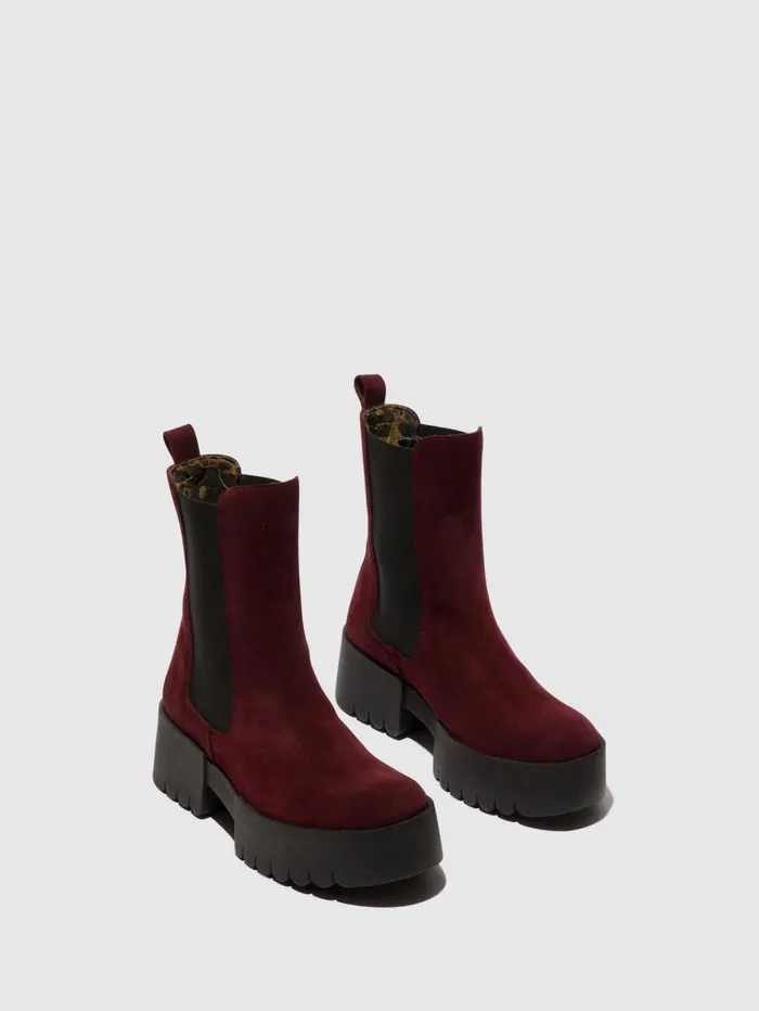 Chelsea Boots EREL007FLY WINE Women Fly London Boots