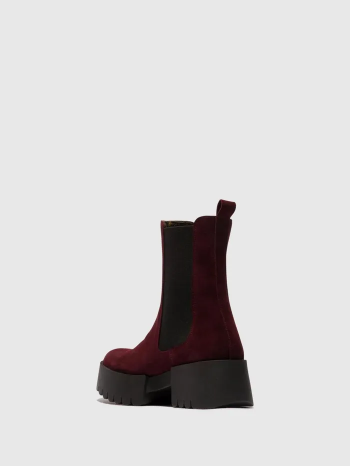 Chelsea Boots EREL007FLY WINE Women Fly London Boots