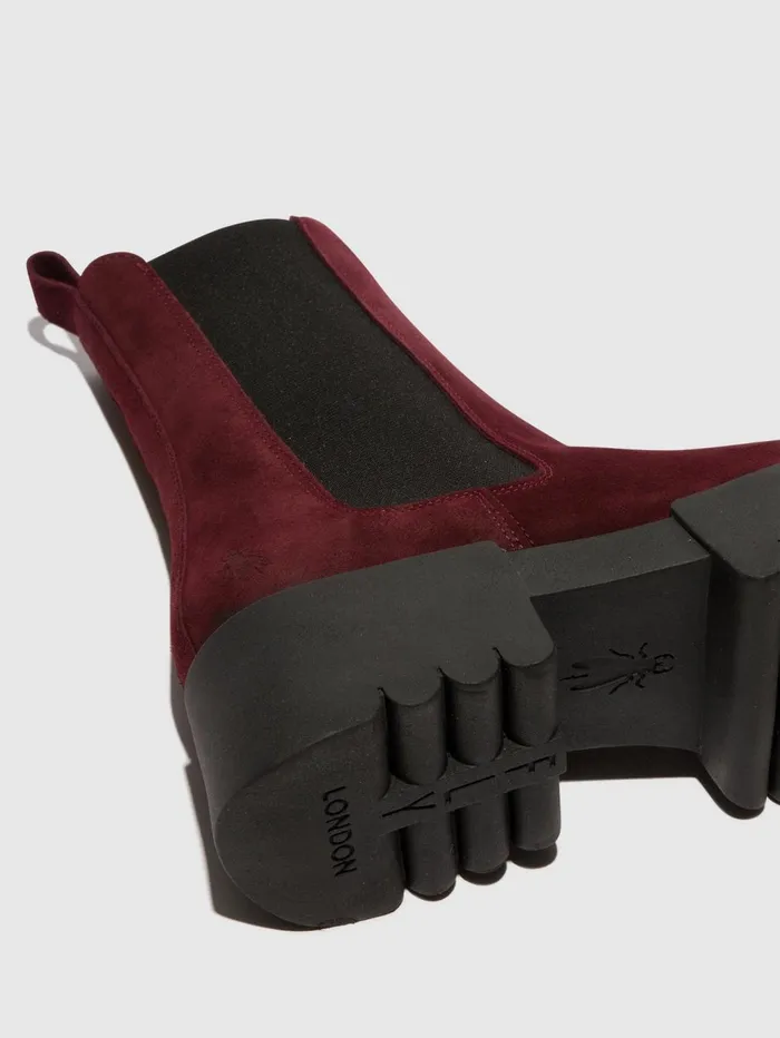 Chelsea Boots EREL007FLY WINE Women Fly London Boots
