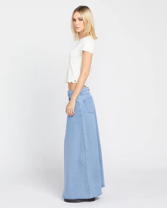 Chill Trap Skirt 8211 China Blue Womens Volcom Bottoms