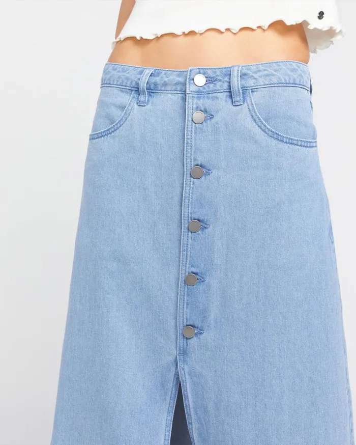 Chill Trap Skirt 8211 China Blue Womens Volcom Bottoms