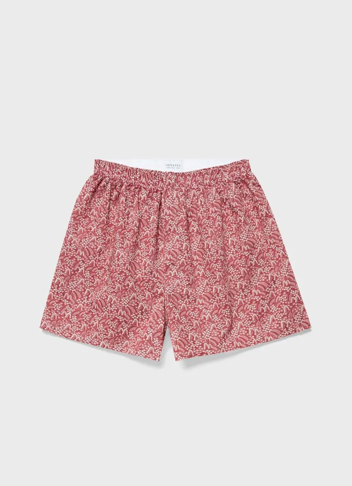 Classic Boxer Shorts In Liberty Fabric Japanese Floral Men SUNSPEL Boxer Shorts Classic Boxer Shorts In Liberty Fabric Japanese Floral Men SUNSPEL Boxer Shorts