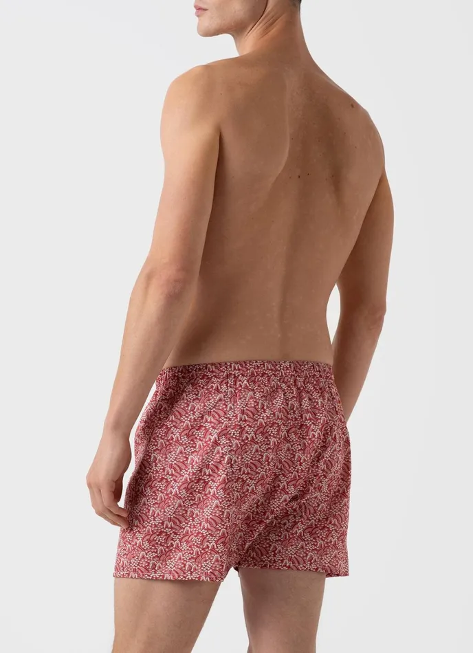 Classic Boxer Shorts In Liberty Fabric Japanese Floral Men SUNSPEL Boxer Shorts