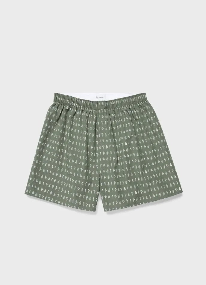 Classic Boxer Shorts Thyme Mini Florals Men SUNSPEL Boxer Shorts